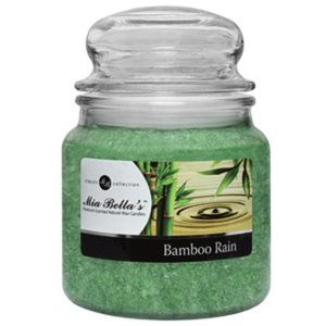 Bamboo Rain Mia Bellas 16 oz Natural Palm Wax Candle